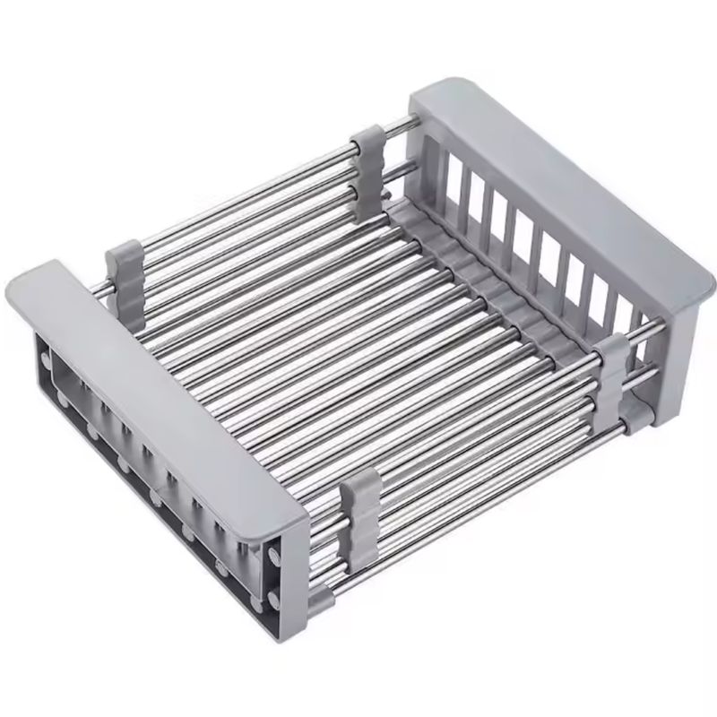 GENERICO - Escurridor Lavaplatos  Ajustable Organizador Multiusos Acero Inoxidable