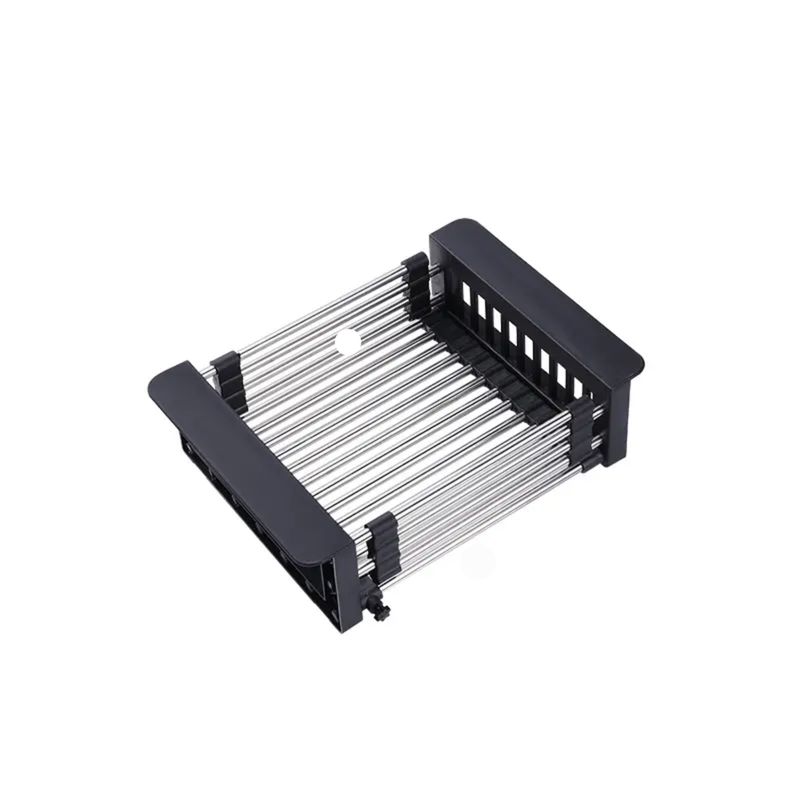 GENERICO - Escurridor Lavaplatos  Ajustable Organizador Multiusos Acero Inoxidable