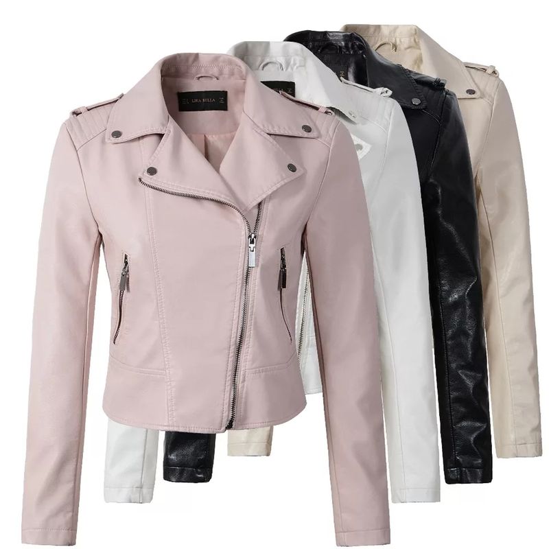 THE CLOTHING COMPANY - Chaqueta Mujer Cuero Sintético Cazadora