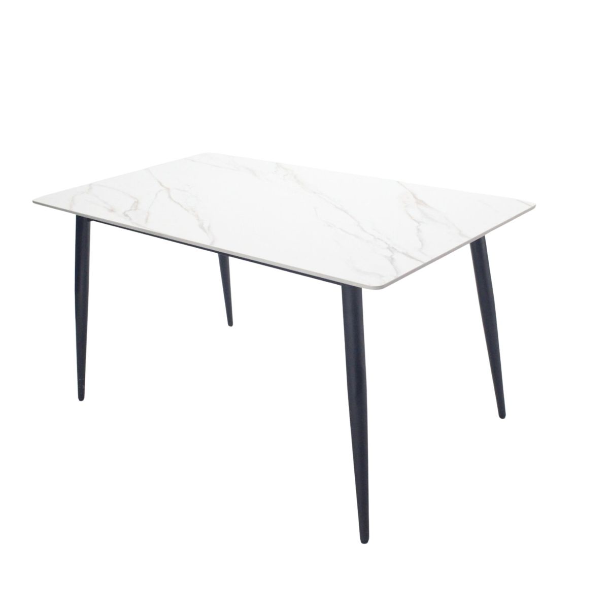 AKIVOY - Comedor Genova en Marmol 4 Puestos Silla Azul