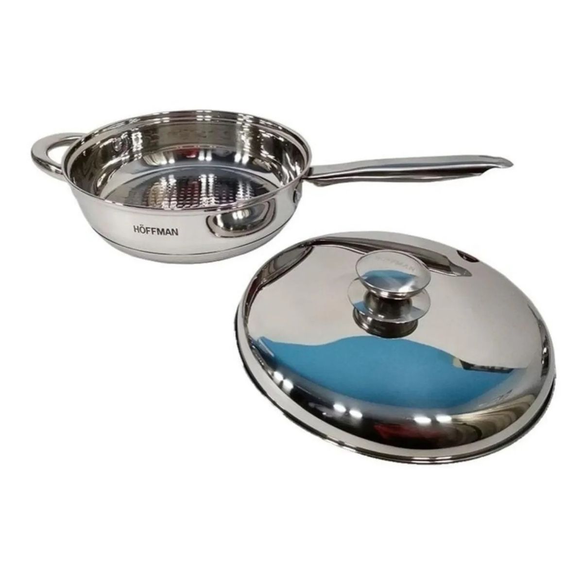 AMERICAN GENERICS - Juego De Ollas Acero Quirúrgico Bateria De Cocina Hoffman 13 Pcs