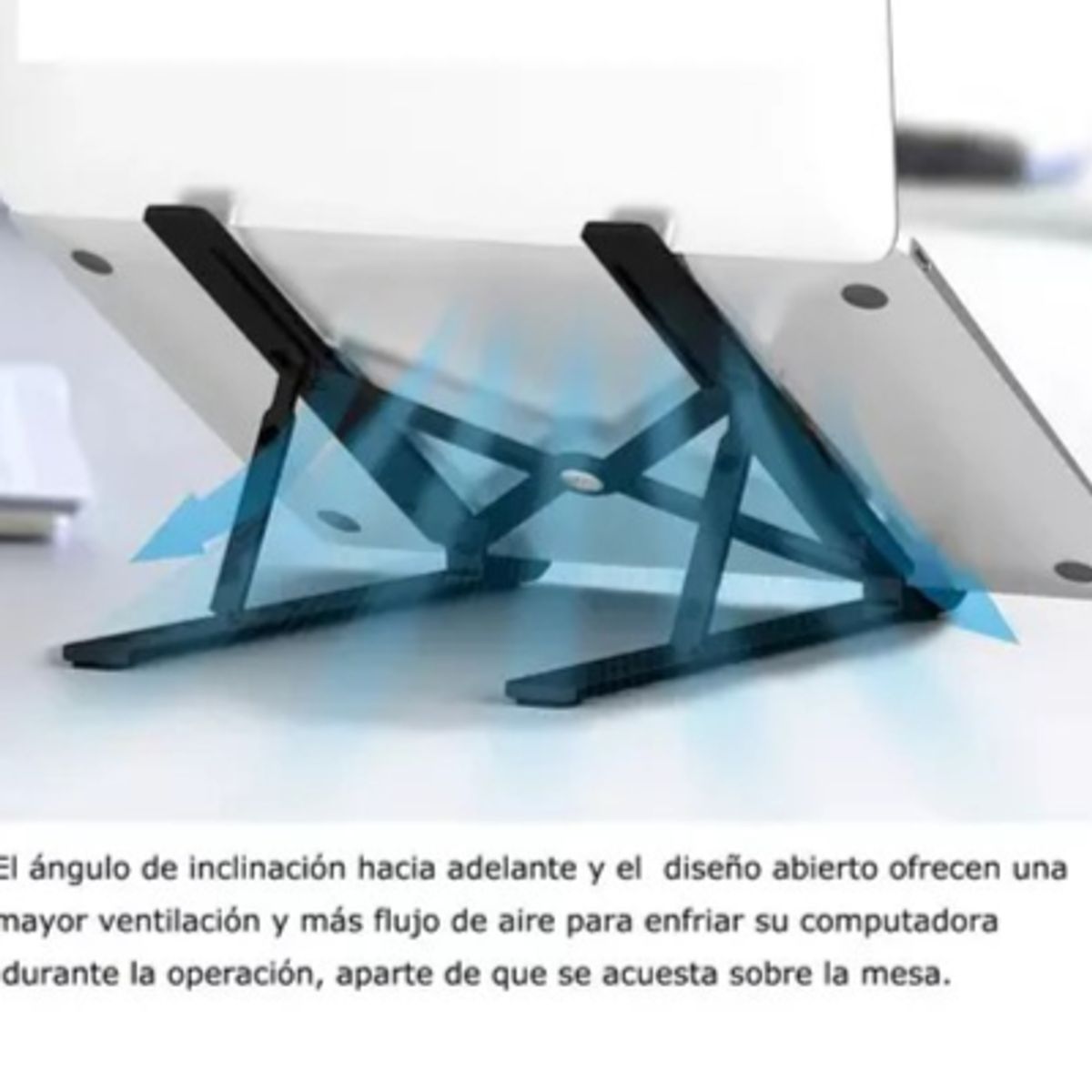 GENERICO - SOPORTE BASE COMPUTADOR PORTATIL PC REFRIGERANTE 10 ALTURAS