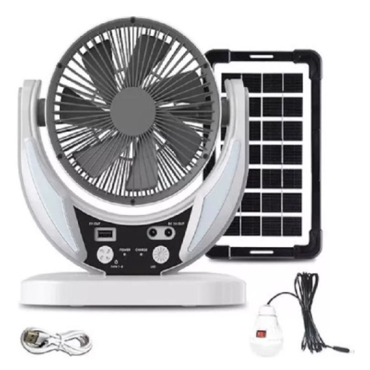 GENERICO - Ventilador solar GD-8025