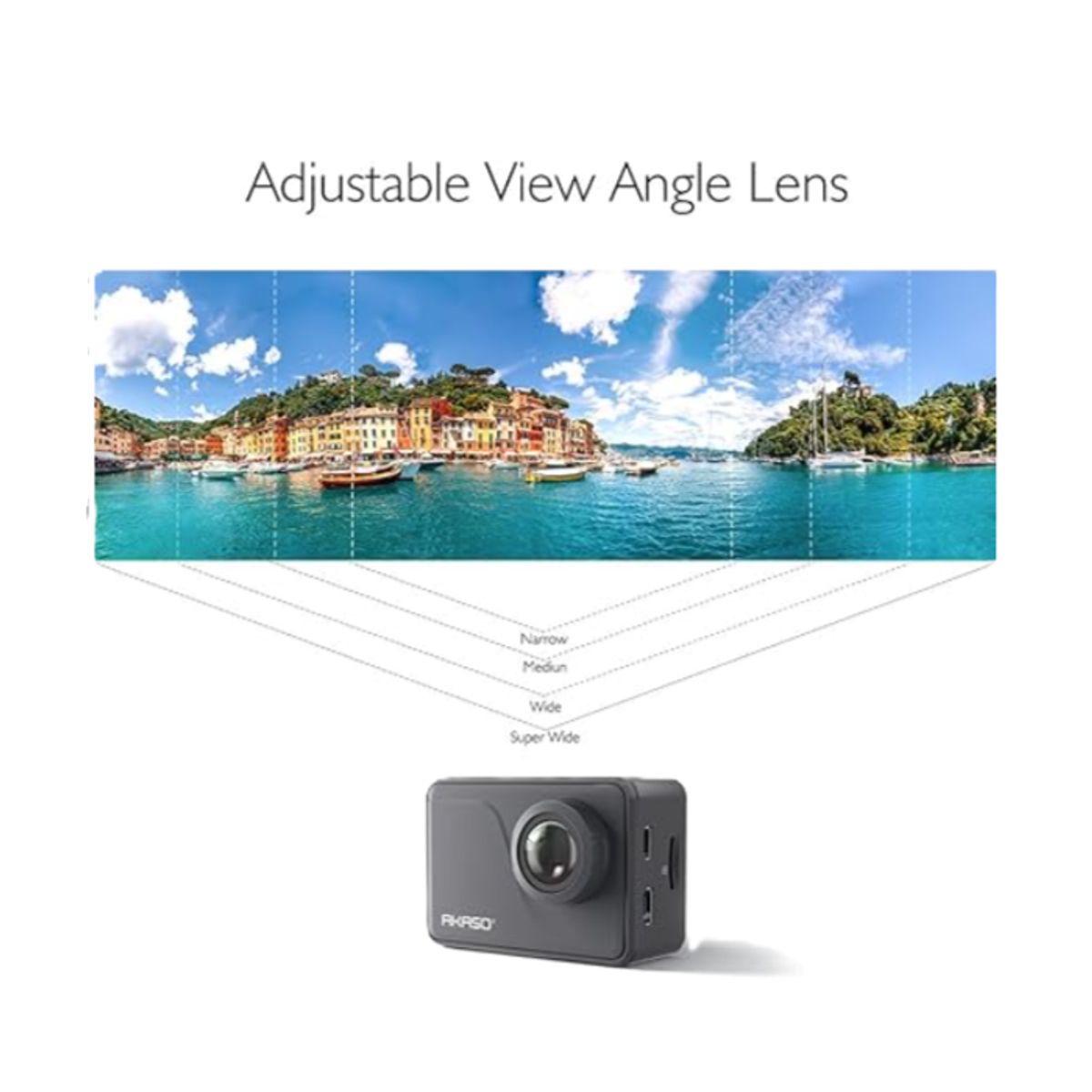 AKASO - Videocámara Akaso V50 Pro 4K NTSCPAL Color Gris