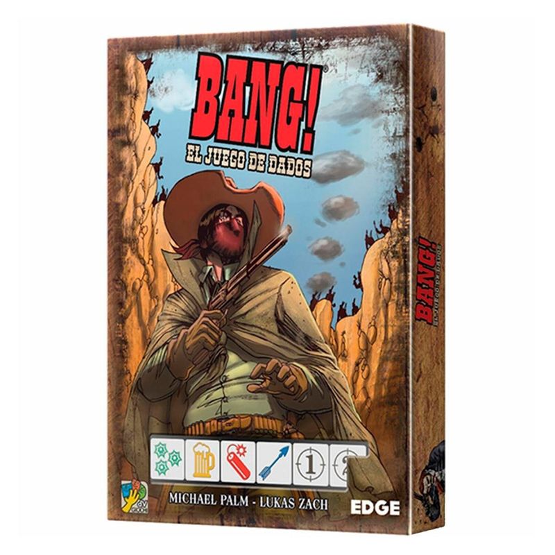 ASMODEE - Bang El Juego De Dados - Juego De Mesa Español