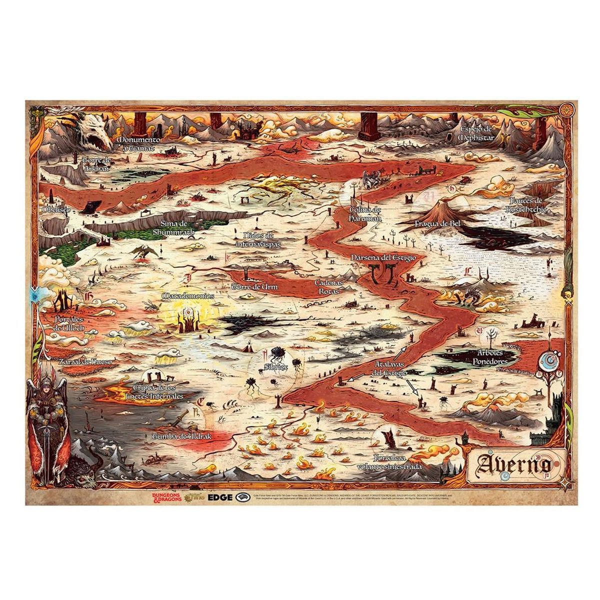 ASMODEE - Dd Mapa De Averno