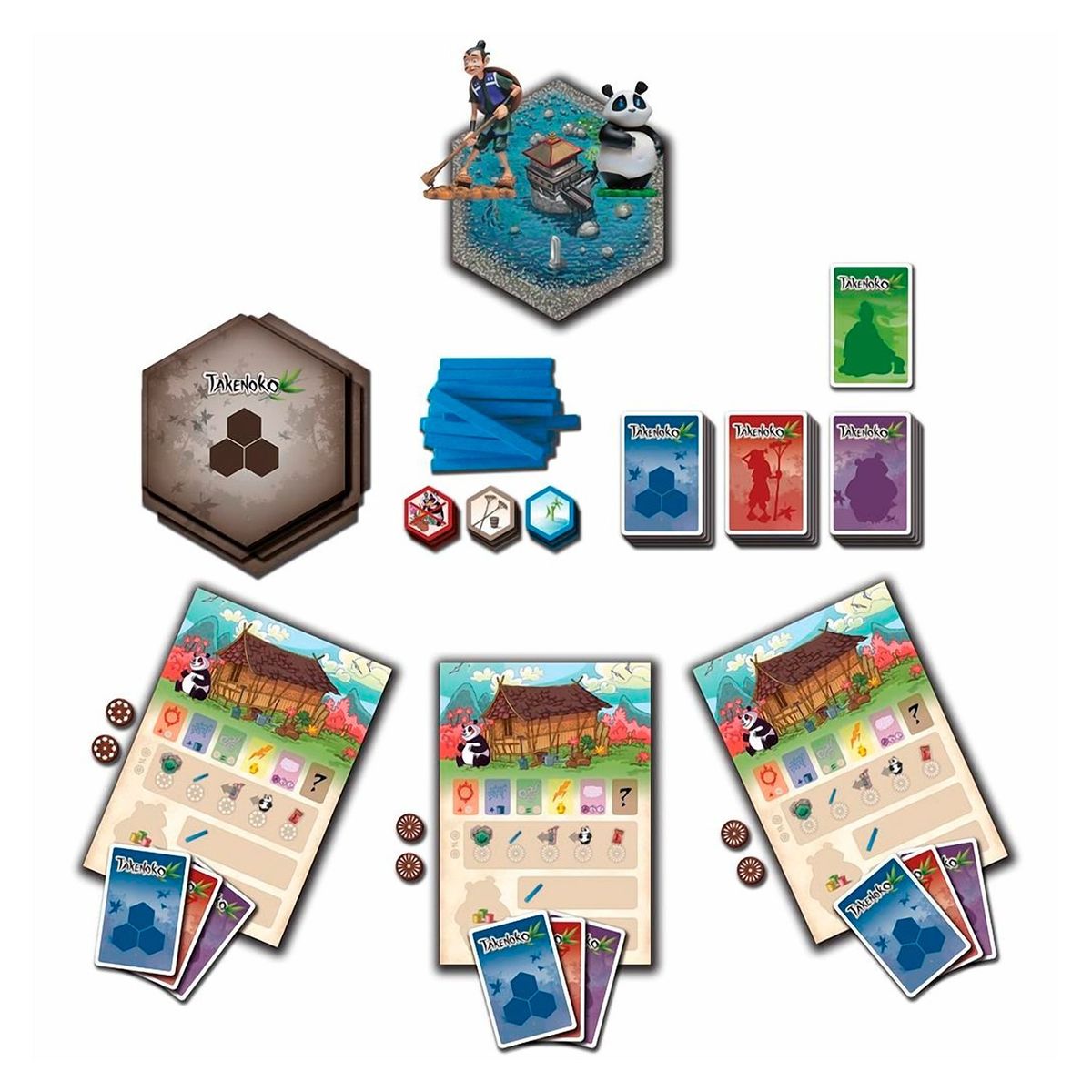 ASMODEE - Takenoko Juego De Mesa Español