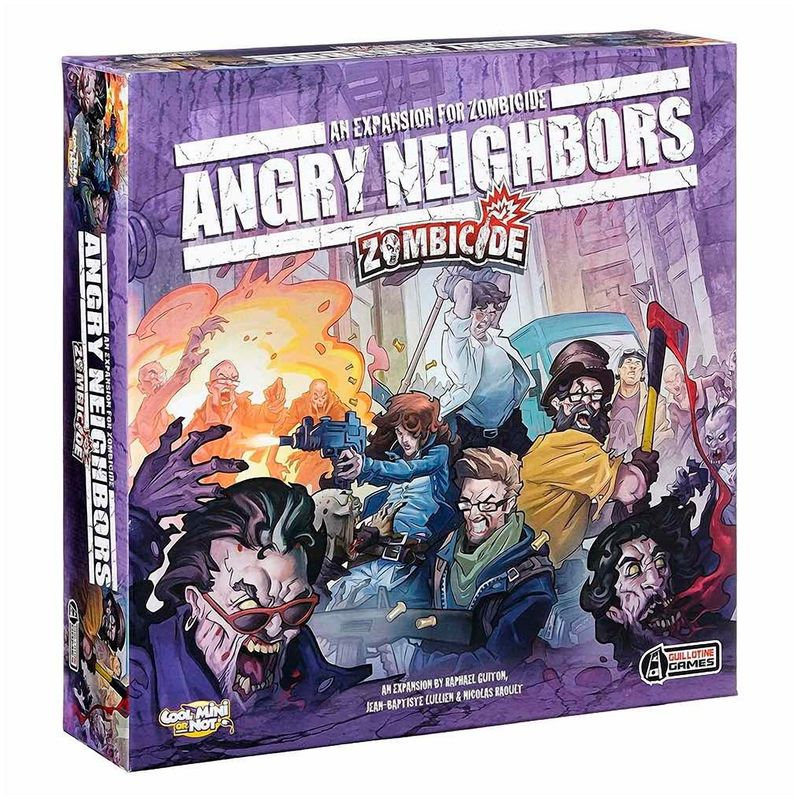 ASMODEE - Zombicide  Angry Neighbors Expansión Juego De Mesa Español