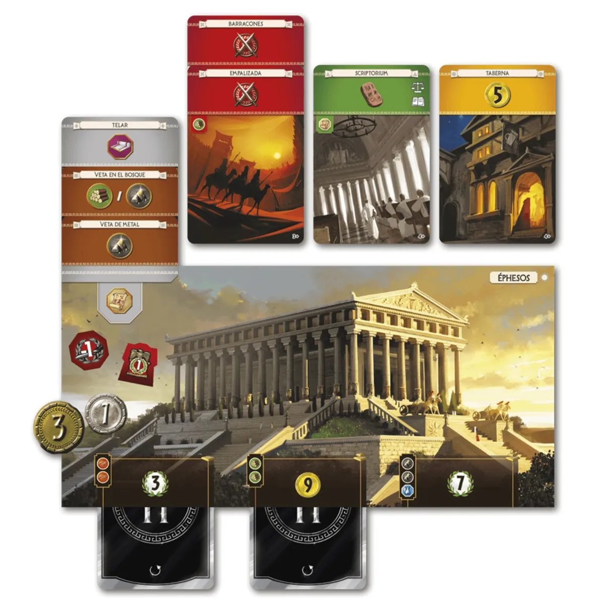 ASMODEE - 7 Wonders Nueva Edición  Juego De Mesa Español