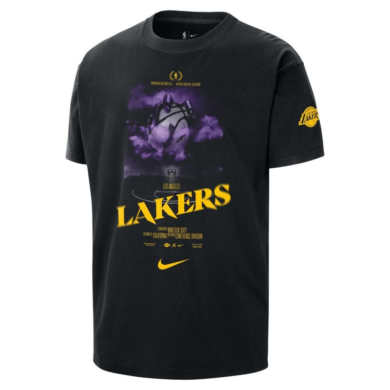 NIKE - Camiseta Hombre Nike Los Angeles Lakers Courtside