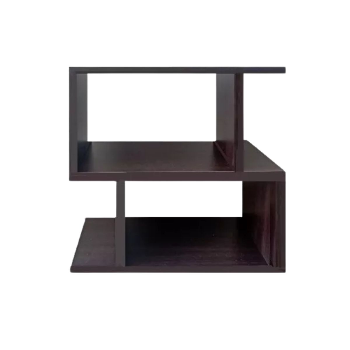 GENERICO - Mesa De Noche X2 Unidades Delta Funcional Moderna Color Wengue