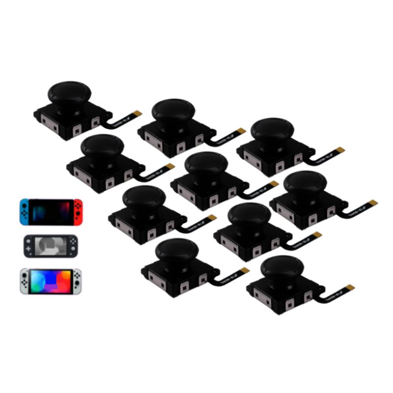 GENERICO - 10x Análogo Electromagnético Hall para Nintendo Switch Joycon