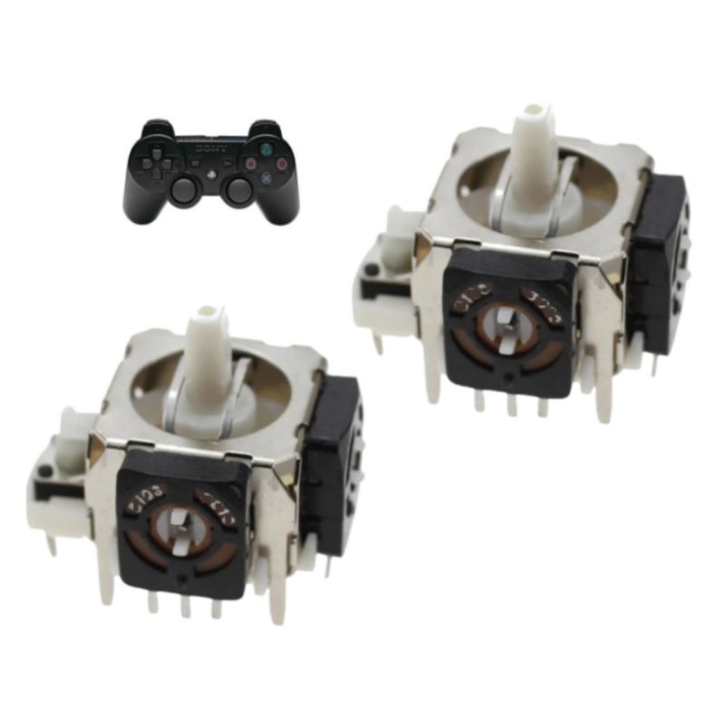 GENERICO - 2x Análogo Analógico Stick 3pin 15mm para Sony PS3 Play 3