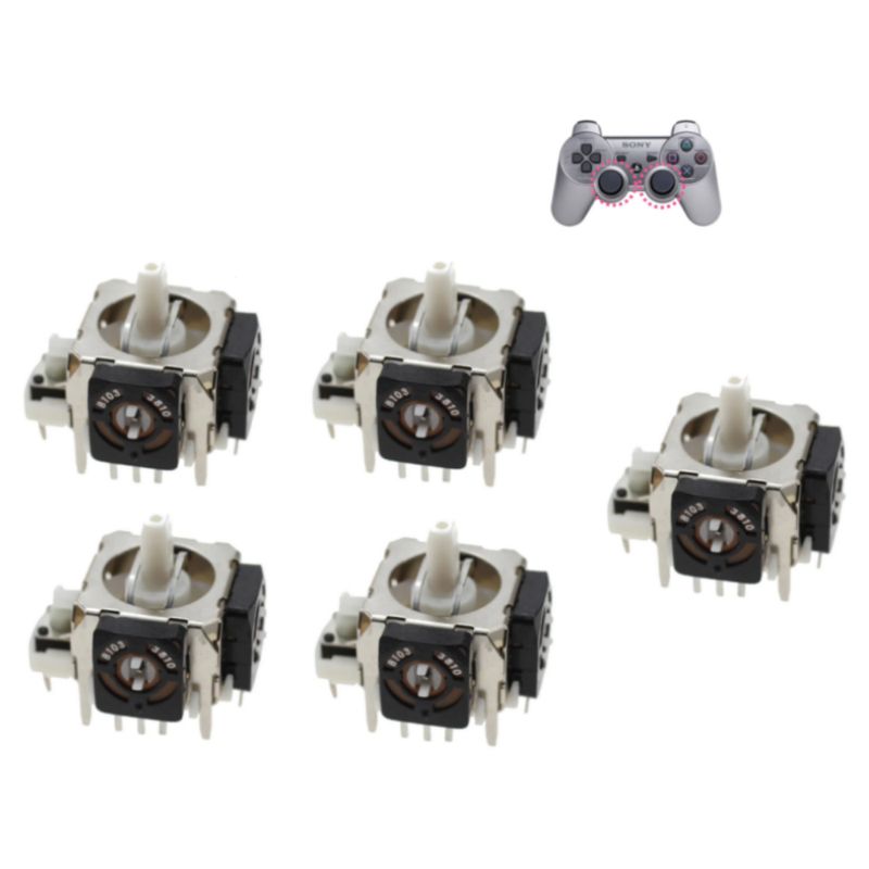 GENERICO - 5x Análogo Analógico Stick 3pin 15mm para Sony PS3 Play 3