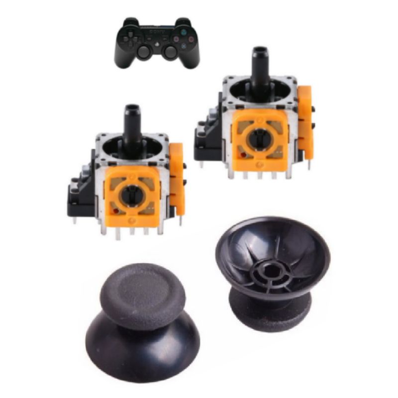 GENERICO - 2x Análogo Joystick + Palanca Stick Para Sony PS3 Play 3