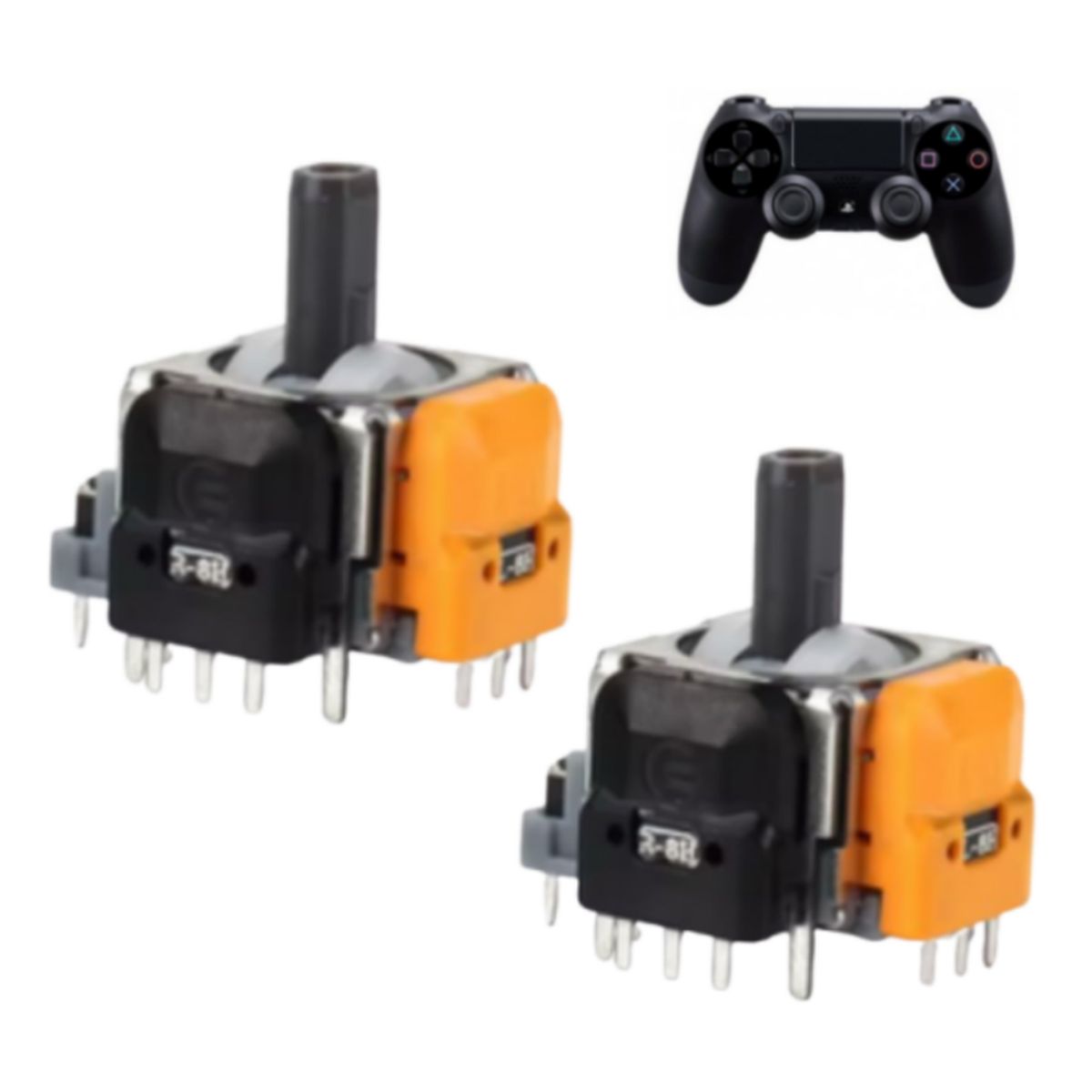 GENERICO - 2x Análogo joystick Electromagnético Hall para Sony PS4 Pro