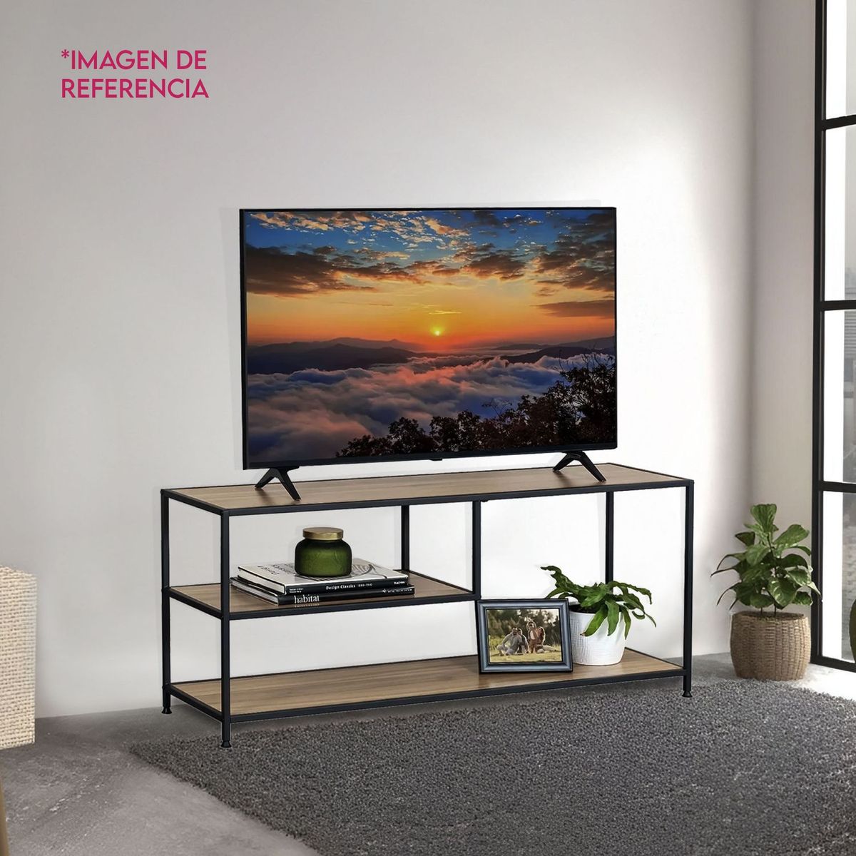 DIMATEX LEON - Mesa Para TV Industrial Tres Niveles 55 Pulgadas Refpiedad
