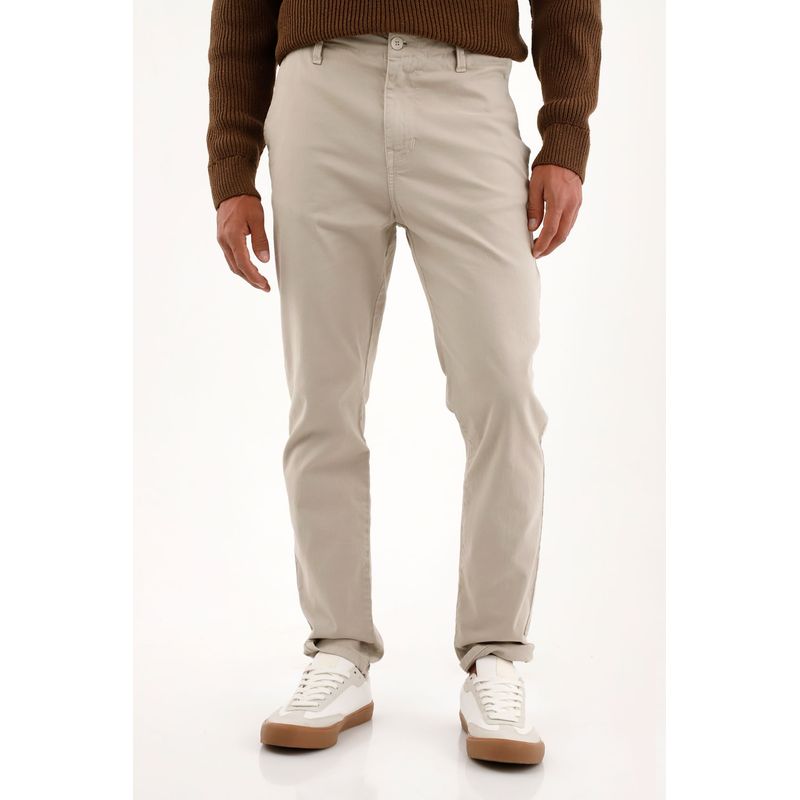 TENNIS - Pantalón tipo chino crudo para hombre
