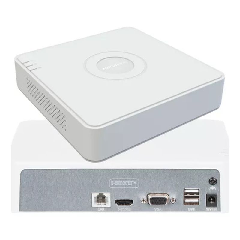 HIKVISION - DS-7104NI-Q1-D - Nvr 6mp De 4 Canales, Análisis Inteligente