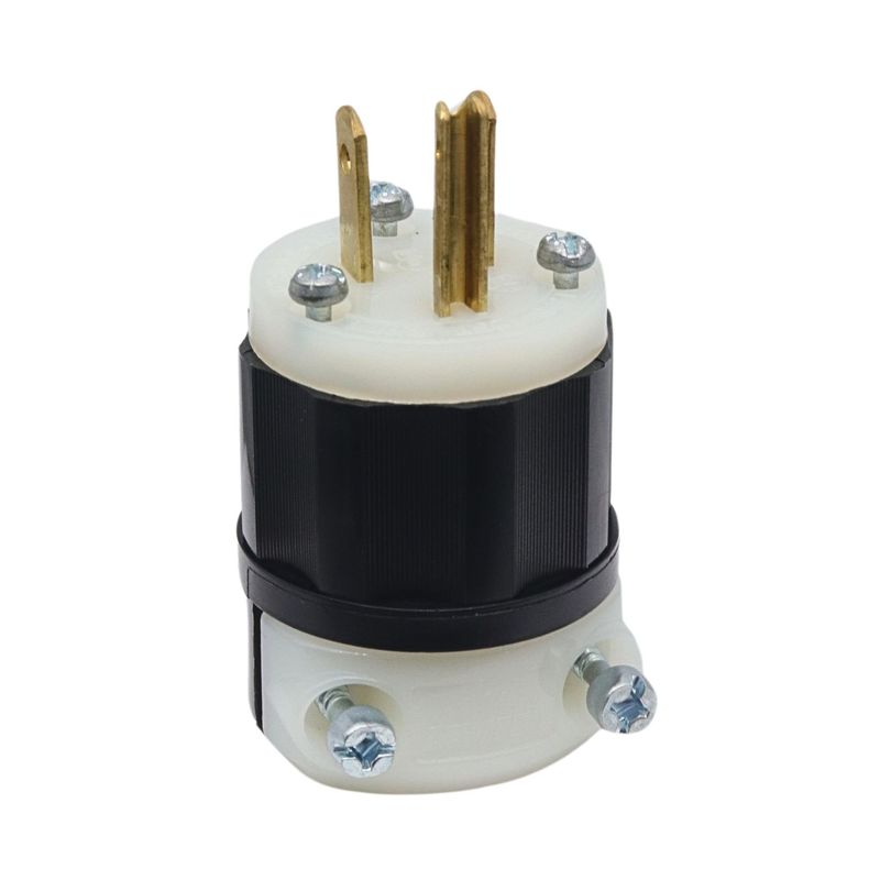 LEVITON - CLAVIJA LEVITON 5266-C 15A 125V 2P3H 5-15P GRADO INDUSTRIAL