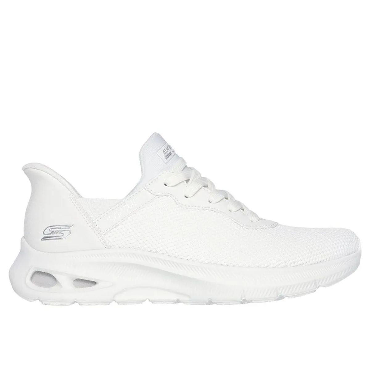 SKECHERS - Tenis Skechers Slip Ins Bobs Para Mujer Color Blanco