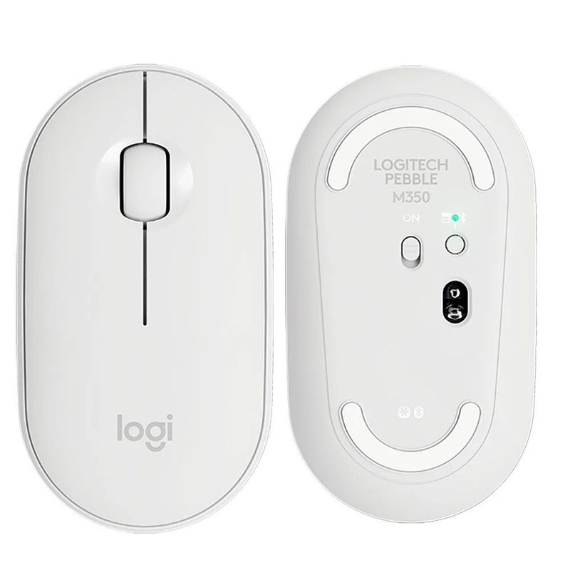 LOGITECH - MOUSE LOGITECH M350S BLUETOOTH BLANCO