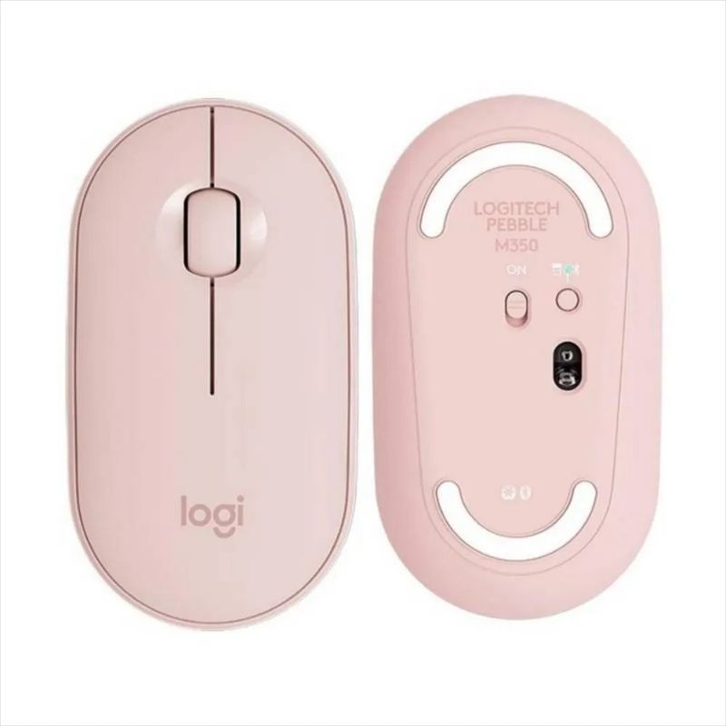 LOGITECH - MOUSE LOGITECH M350S BLUETOOTH ROSADO