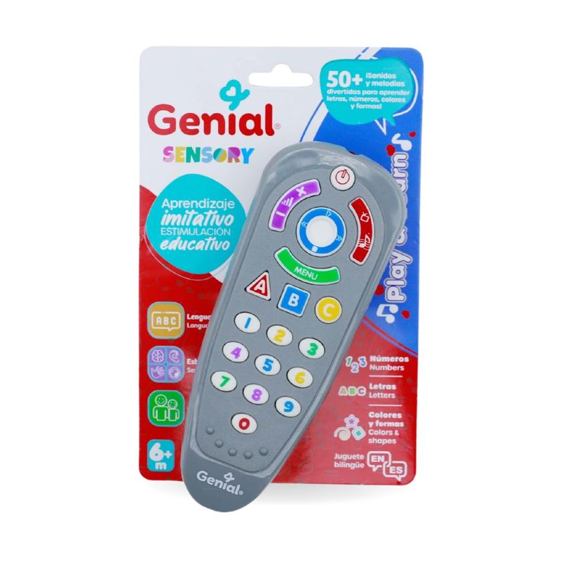 GENERICO - Juego Genial Sensorytm Diseño Control Remoto Gris