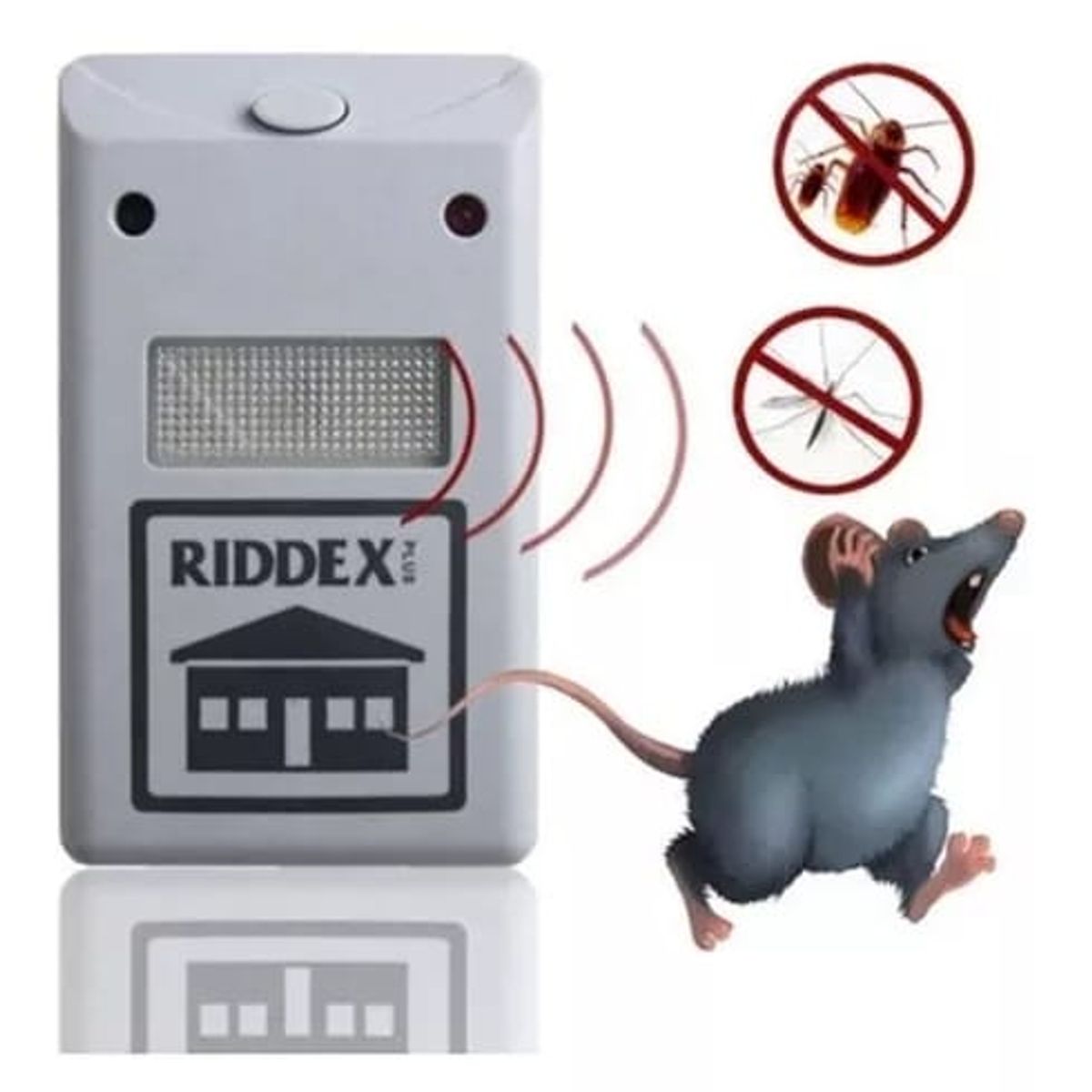 SKY - Riddex Repelente Electrico Roedores Cucarachas Insectos