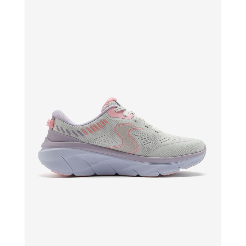 SKECHERS - Tenis Skechers Para Mujer D´Lux Walker 2.0 Active Pace Color Blanco y Rosa