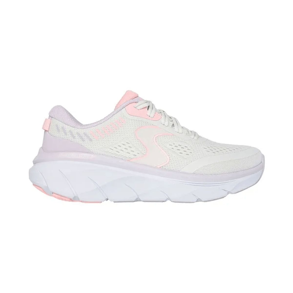 SKECHERS - Tenis Skechers Para Mujer D´Lux Walker 2.0 Active Pace Color Blanco y Rosa