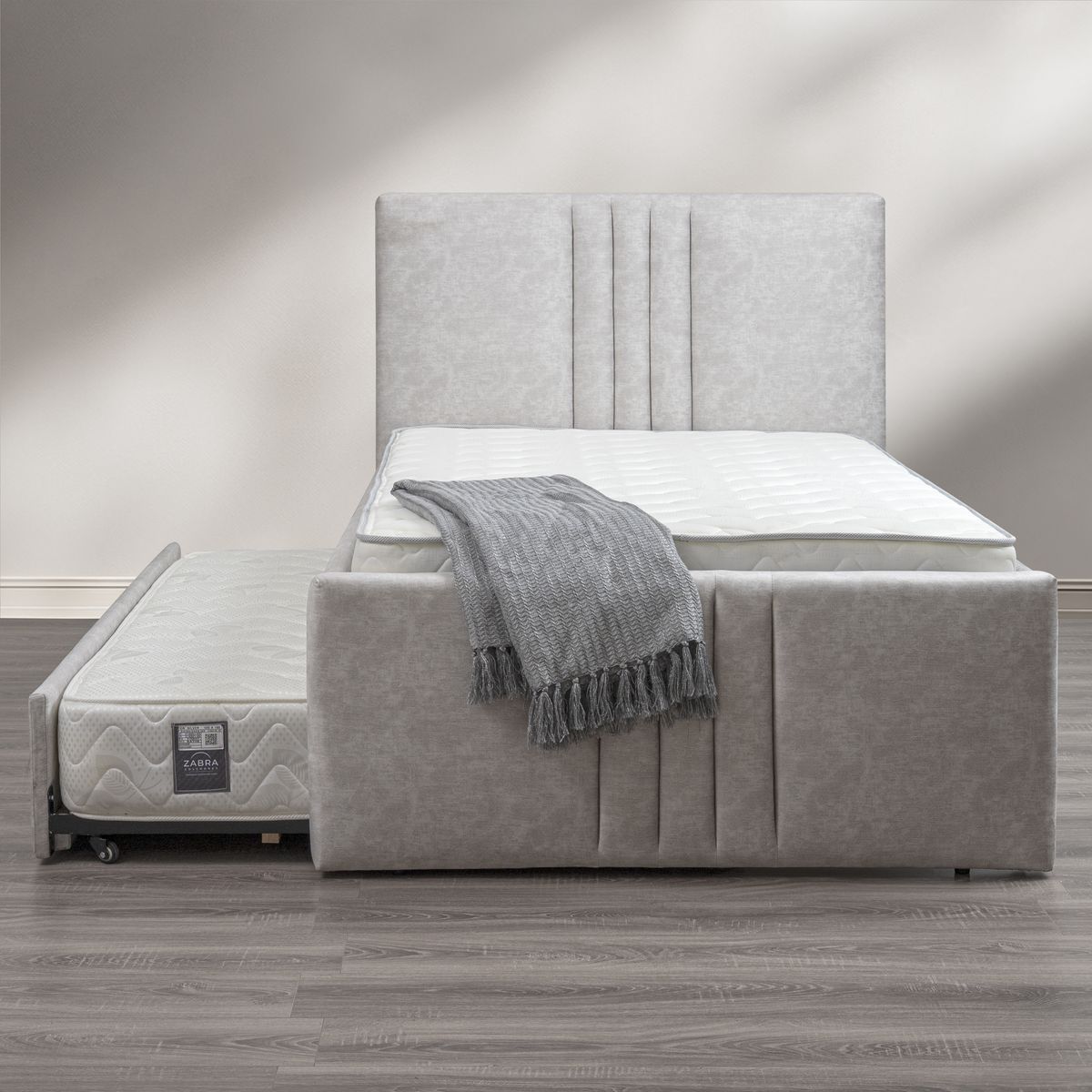 MUEBLES FIOTTI - Cama Nido Semidoble Gris