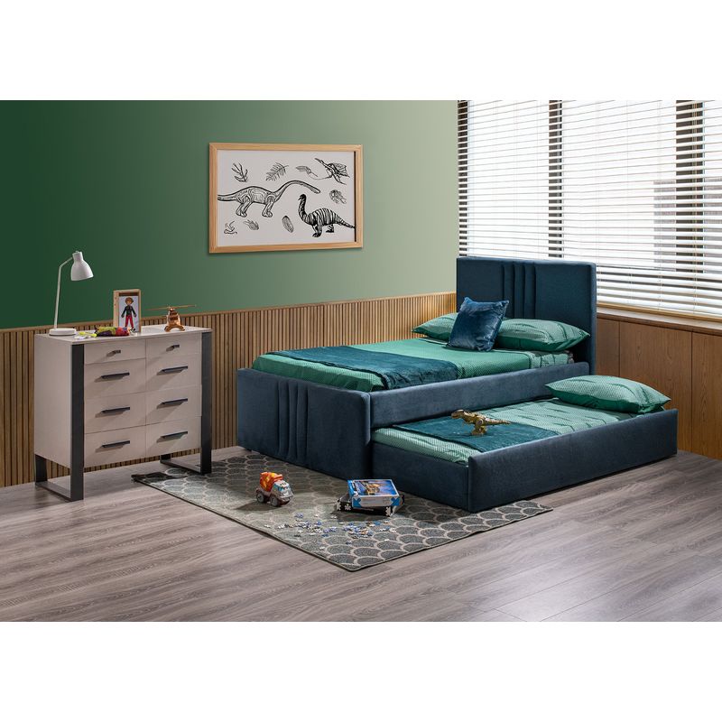 MUEBLES FIOTTI - Cama Nido Semidoble Azul Covvo