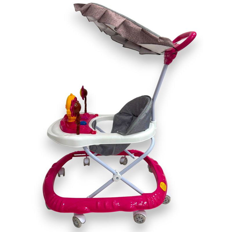 KIDSHOP - Caminador Para Bebe Luces Y Sonido Pato 313b Rosado
