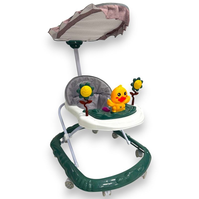 KIDSHOP - Caminador Para Bebe Luces Y Sonido Pato 313b Verde oscuro