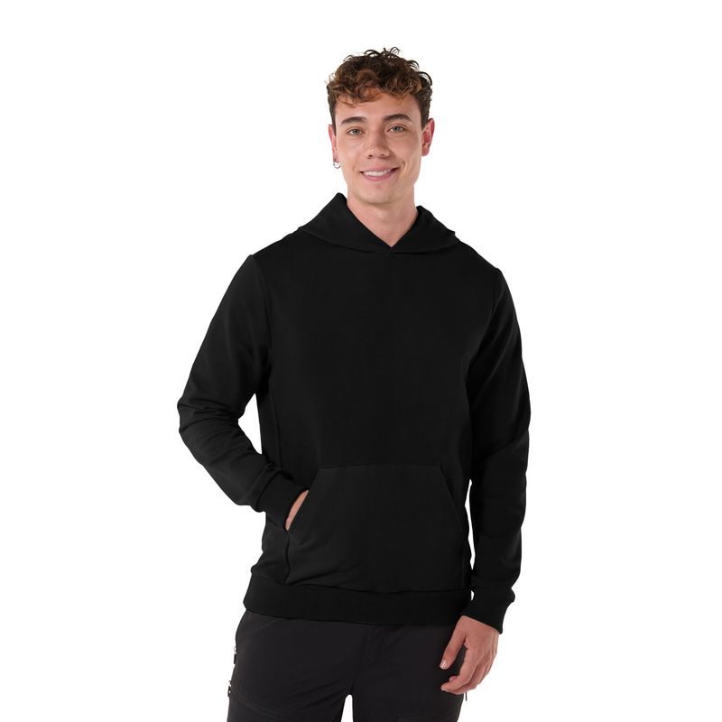 TOTTO - Buzo Hoodie Para Hombre con Capota Negro Hoody Totto