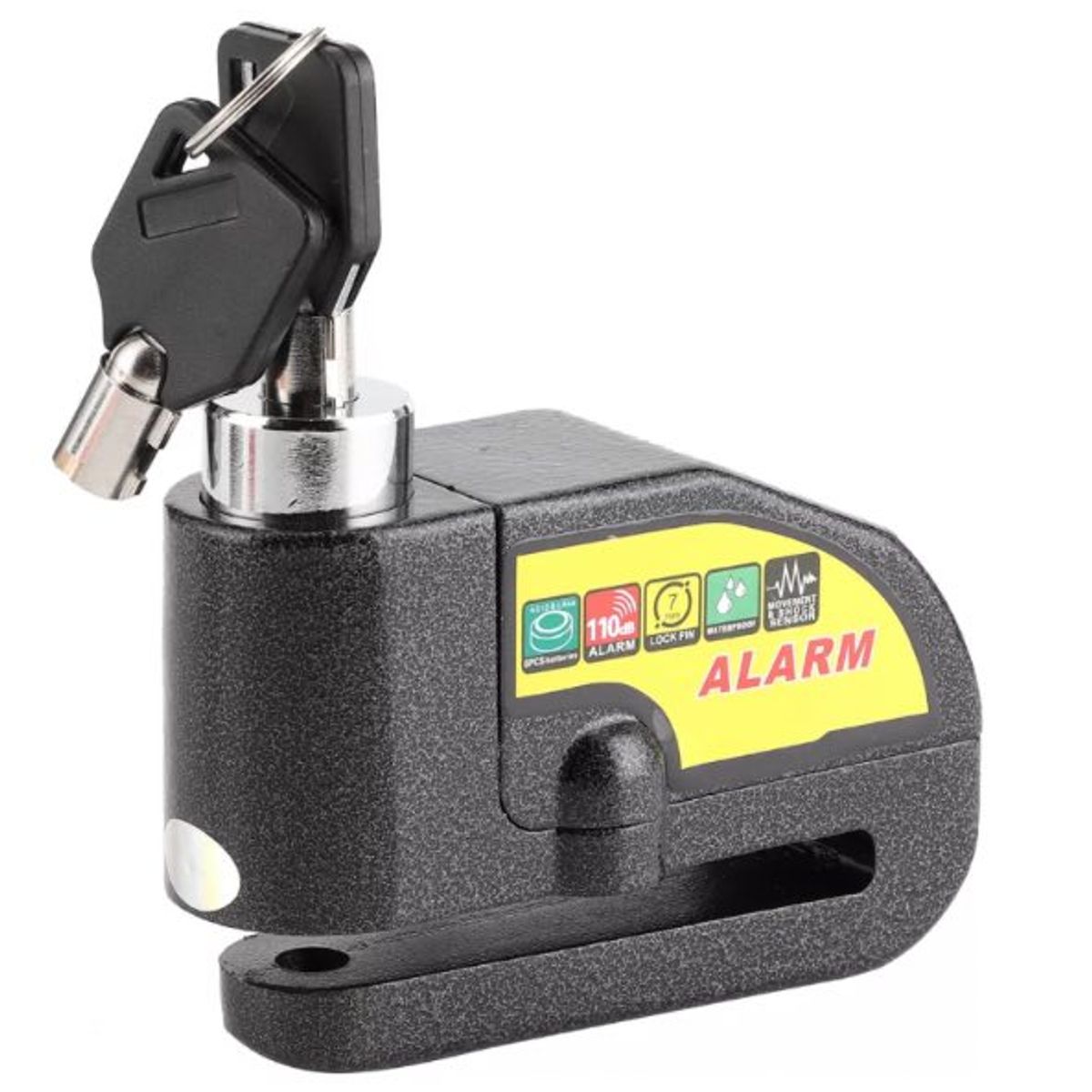 GENERICO - Candado de disco con alarma LK603