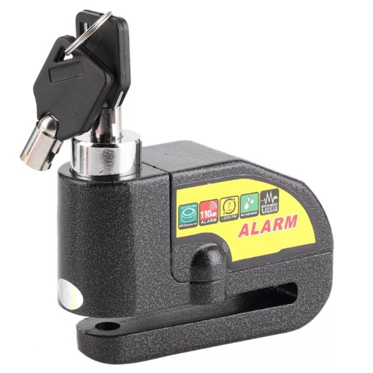 GENERICO - Candado de disco con alarma LK603