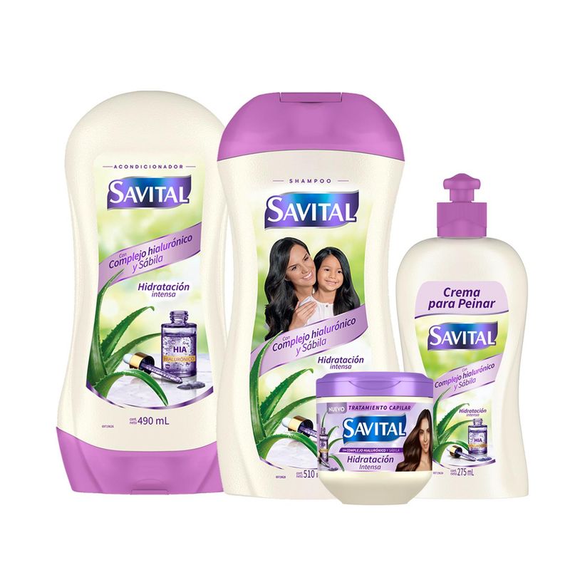 SAVITAL - Kit de Hidratacion Savital con complejo Hialuronico y Sabila