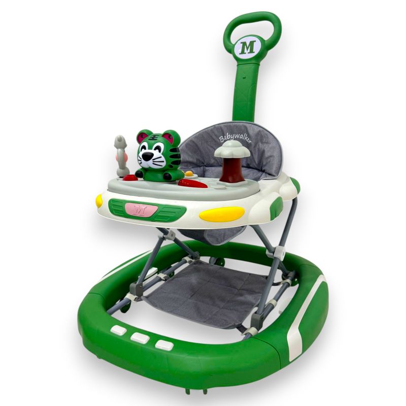 KIDSHOP - Caminador Guia Musical Bebe Tapete Saltarin Tigre 341B Verde