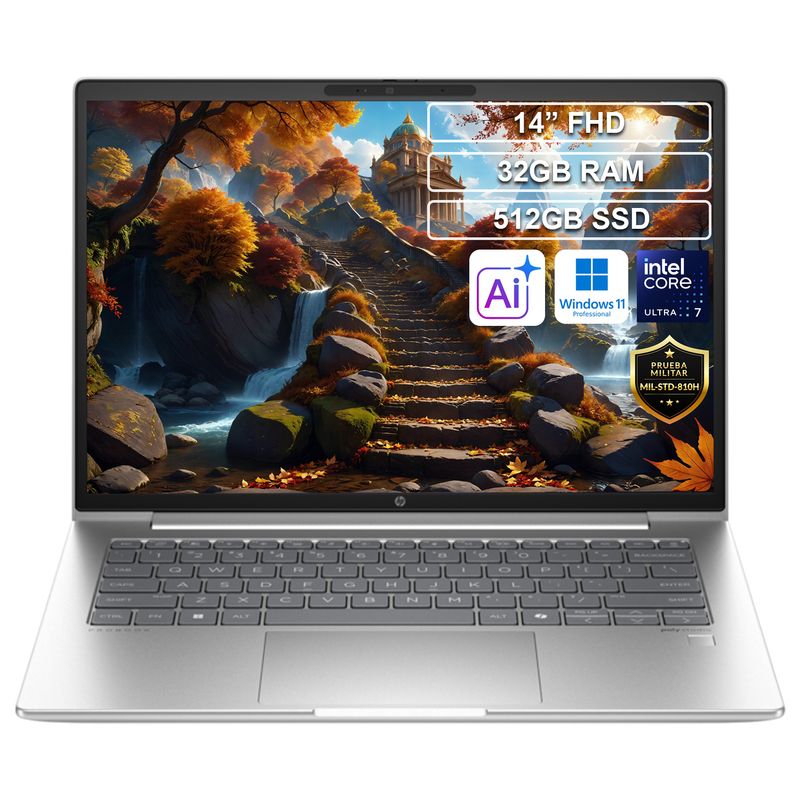 HP - Portátil HP Probook 440 Core Ultra 7 155U 32GB 512GB Win11