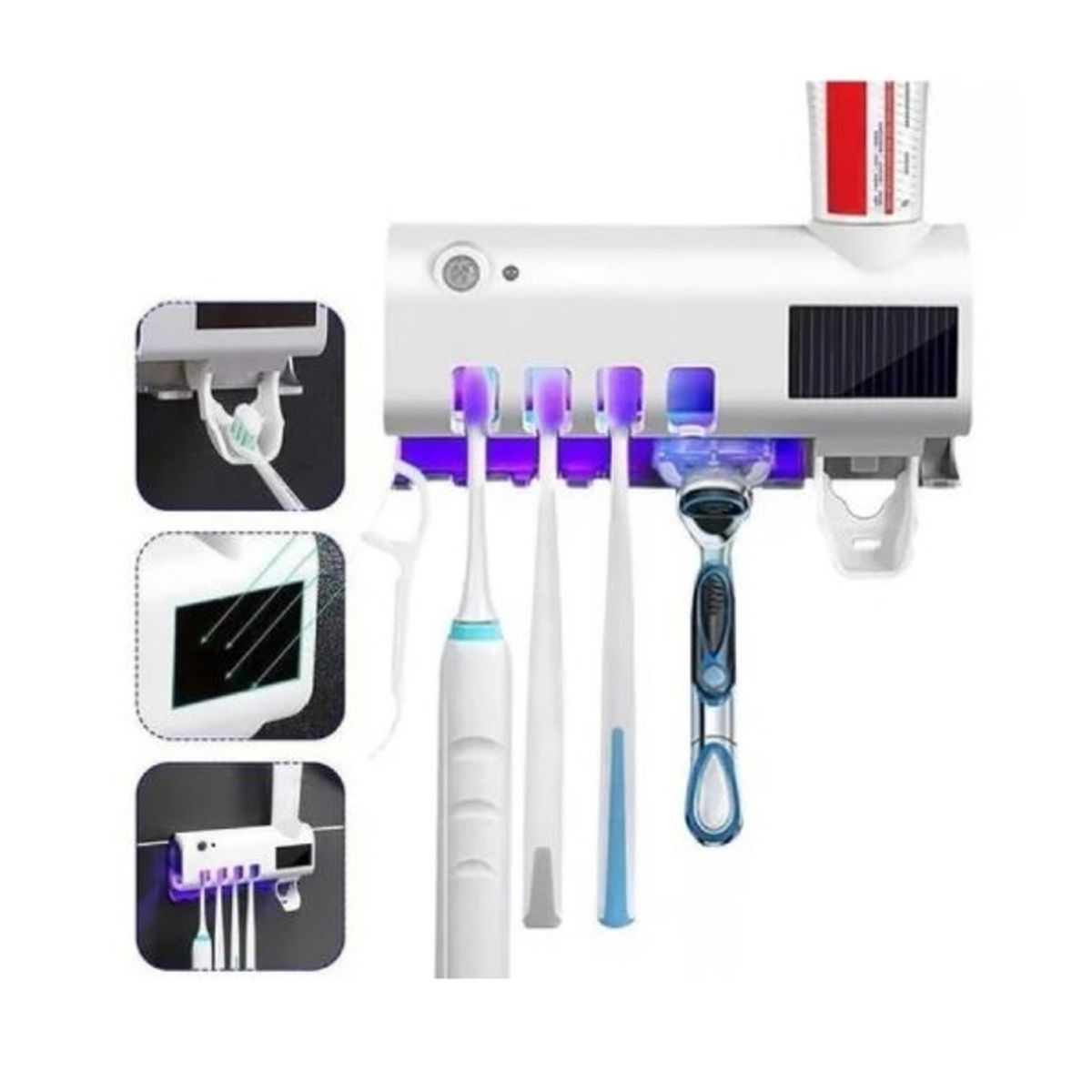 GENERICO - Soporte Para Cepillos De Dientes Con Esterilizador UV