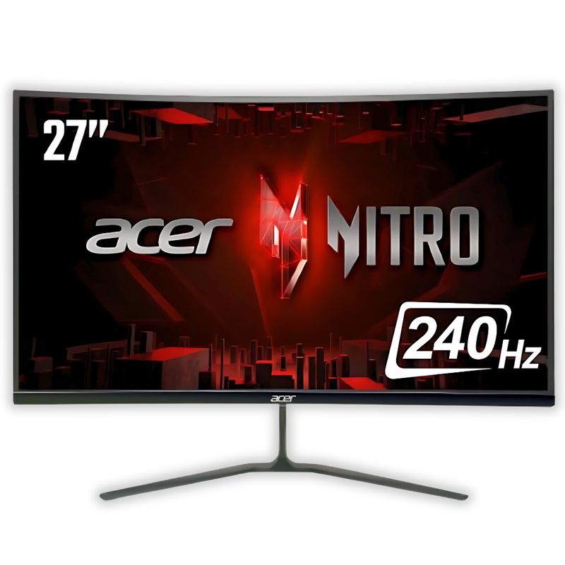 ACER - Monitor Acer Curve Ed270 27 pulgadas - Fhd Panel Va - 240Hz /1Ms - / Amd Freesync / Hdr10