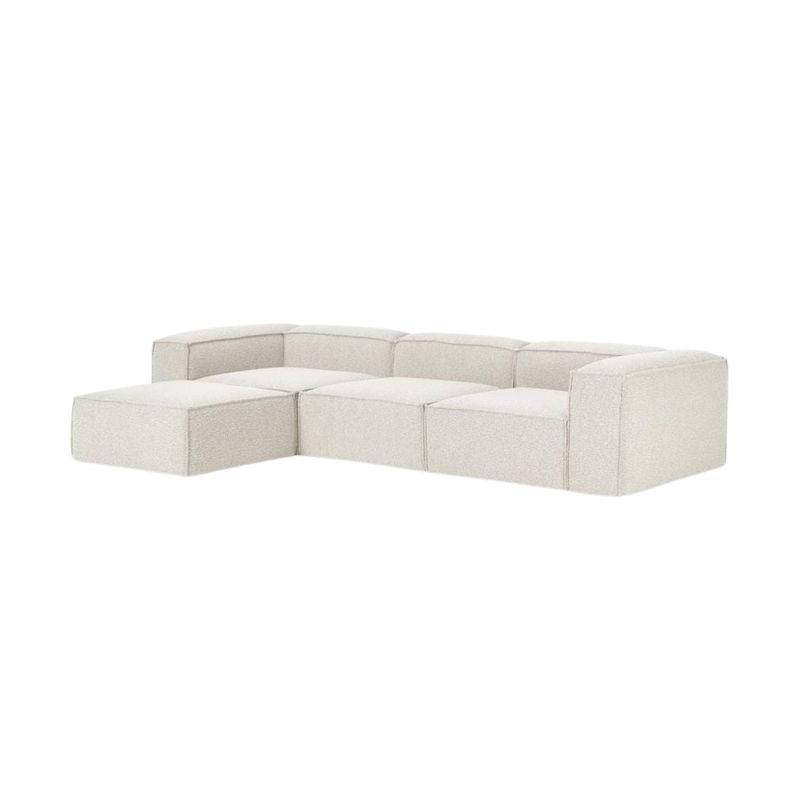 GENERICO - Sofá Livay 5 puestos tela anti fluidos 329x85x68