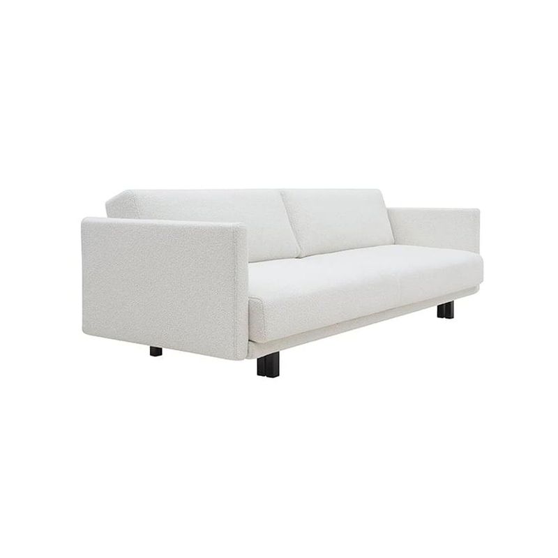 GENERICO - Sofá Cama Prieto 3 puestos tela anti fluidos 214x99x75