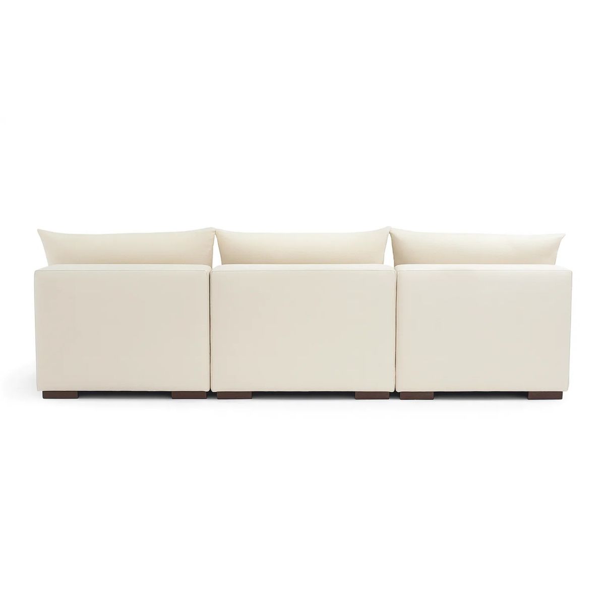 GENERICO - Sofá en L Izquierdo Lisandro Tela terciopelo 240x80x95 Beige 4 Puestos