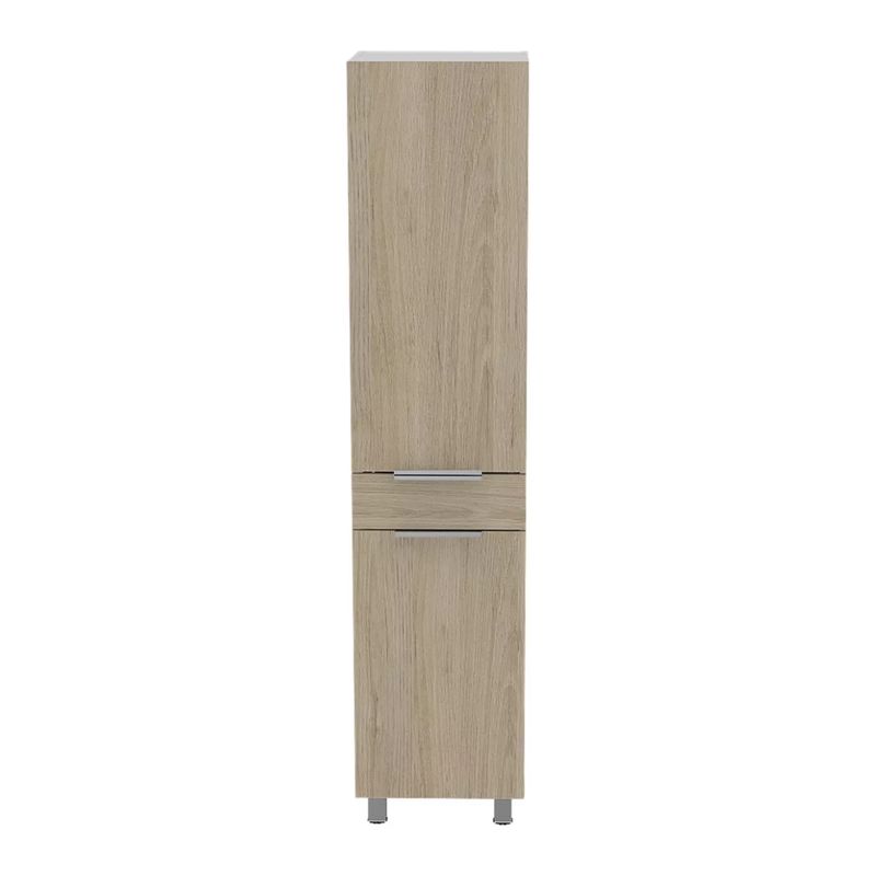 GENERICO - Mueble Alacena Melia Funcional Moderno Minimalista Blanco Rovere