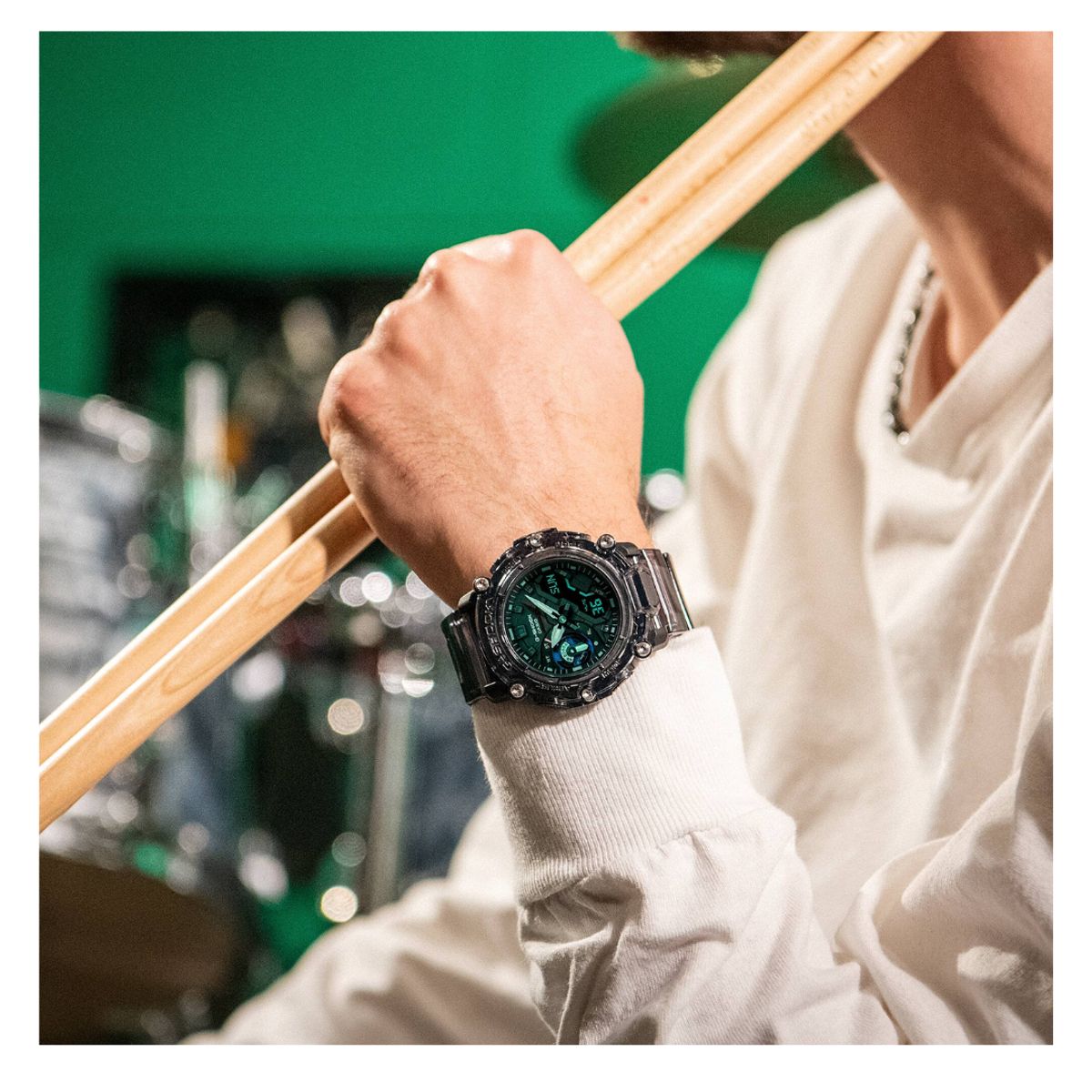 G-SHOCK - Reloj Casio G-SHOCK GA-2200SKL-8A Diseño Deportivo