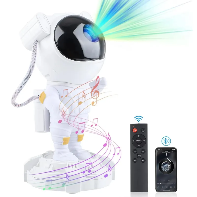 GENERAL - Proyector De Galaxias Astronauta Musical Bluetooth Led