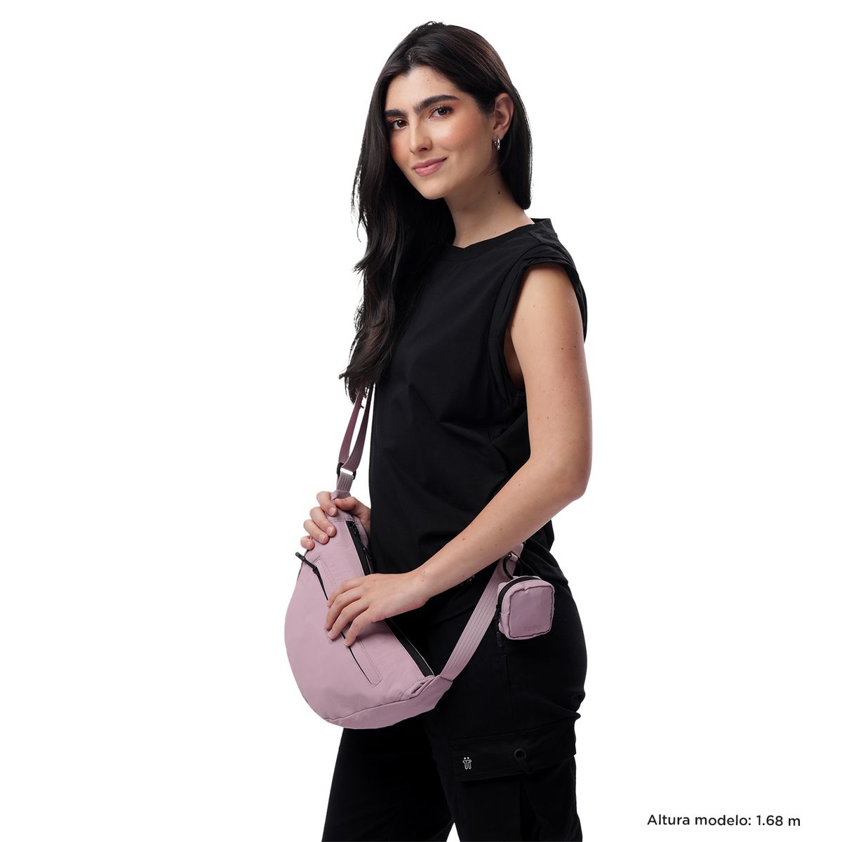 TOTTO - Bolso Manos Libres con Monedero Violeta Claro Rowan S Totto